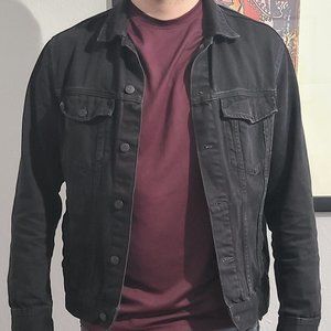H & M Black Denim Jacket